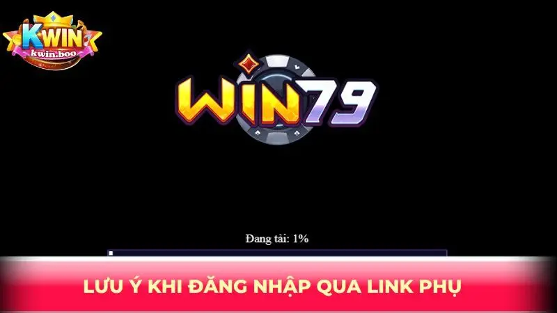 Lưu ý khi đăng nhập qua link phụ